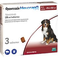 Фронтлайн НексгарД таблетки жевательные для собак 25-50 кг
