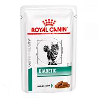 Royal Canin Diabetic для кошек, ветеринарная диета при сахарном диабете, пауч