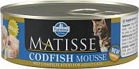Консервы для кошек Farmina Matisse cat mousse codfish мусс с треской, 300 гр
