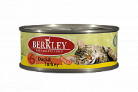 Berkley №6 консервы для кошек утка и индейка