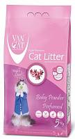 Наполнитель комкующийся для кошек Van Cat Baby Powder без пыли с ароматом Детской присыпки, пакет