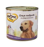 Мнямс консервы для собак Олья Подрида по-Барселонски мясное ассорти с морковью