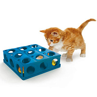 GEORPLAST Игрушка для кошек с шариком TRICKY 25х25х9см пластик1х5
