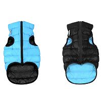 AiryVest курточка для собак двусторонняя черно-голубая