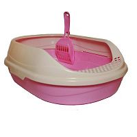 HOMECAT Туалет овальный, малый (розовый)