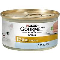 Gourmet Gold Консервы для кошек  Паштет, с тунцом, банка