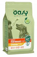 Oasy Dry Dog Adult Performance сухой корм для взрослых собак активных пород с курицей - 3 кг