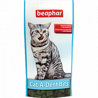 Лакомство для кошек Beaphar Cat-A-Dent Bits Подушечки для чистки зубов