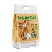 Наполнитель для кошачьих туалетов HOMECAT Ecoline комкующийся с ароматом молока 12 л