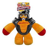 GiGwi игрушка для собак "GLADIATOR" Гладиатор в резиновом шлеме 20см