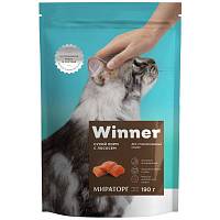Winner сухой корм для стерилизованных кошек полнорационный с Лососем