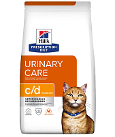 Hill's Prescription Diet c/d Multicare Urinary Care корм для кошек профилактика цистита и МКБ с курицей