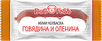 Dog Fest лакомство для собак мини колбаска говядина и оленина