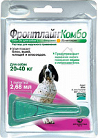 Фронтлайн КОМБО L капли для собак от 20 до 40 кг, (1 пипетка)