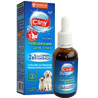 Cliny лосьон для глаз кошек и собак очищающий