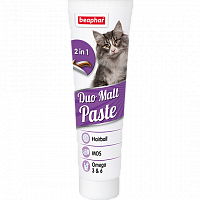 Паста для кошек Beaphar Duo Malt Paste для выведения шерсти