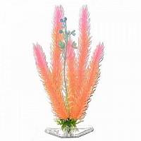 Растение для аквариума PENN-PLAX CLUB MOSS светящееся оранжево-розовое, 22 см