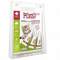 Капли для котят и маленьких кошек Ms. Kiss репеллентные, 1 мл