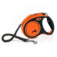 Рулетка для собак Flexi Xtreme лента оранжевая