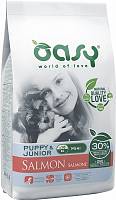 Oasy Dry Dog OAP Puppy Mini сухой корм для щенков мелких пород с лососем