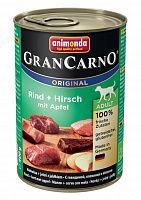 Animonda GranCarno Original Adult консервы для взрослых собак c говядиной олениной и яблоком