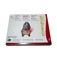 Капли спот-он для собак и кошек 10-20 кг Zoetis стронгхолд в форме пипеток 120 мг, 3 пипетки/уп