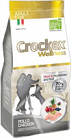 Сухой корм для собак мелких пород Crockex Wellness с курицей и рисом