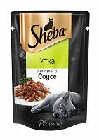 Консервы для кошек Sheba Pleasure Ломтики в соусе утка (пауч)