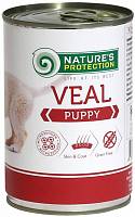 Консервы для разборчивых в еде щенков Nature’s Protection Puppy Veal с телятиной