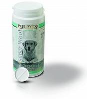 POLIDEX Супер Вул плюс для щенков и собак крупных пород улучшает состояние шерсти, кожи