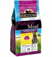 Meglium Neutered сухой корм для стерилизованных кошек со вкусом курицы и рыбы