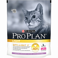 Pro Plan "Light" сухой корм для кошек с комплексом OPTI LIGHT с избыточным весом и склонных к полноте с индейкой