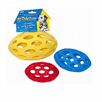 Игрушка для собак JW, Sphericon Dog Toy Мяч для регби сетчатый, маленькая 11х6см