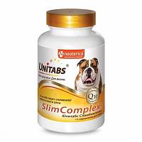Витамины для собак Unitabs SlimComplex с Q10 100 таб