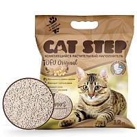 Наполнитель для кошачьего туалета Cat Step Tofu Original комкующийся, растительный