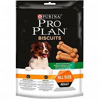 Лакомство для взрослых собак Pro Plan Печенье, с высоким содержанием ягненка и риса