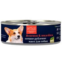 Petibon Smart Рубленое мясо для собак с ягненком и индейкой 