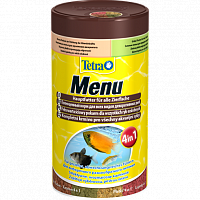 Tetra Menu основной корм для аквариумных рыб (4 различных вида корма в одной упаковке)