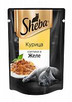 Консервы для кошек Sheba Ломтики в желе курица (пауч)