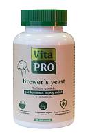 Витамины для собак крупных пород Vita Pro Brewer`s yeast large с чесноком 90 таб