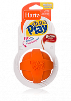 Hartz игрушка длясобак - Мяч рельефный, латекс с наполнителем, запах бекона, большой