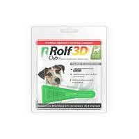 ROLF CLUB 3D Капли от блох и клещей для собак 4-10кг