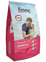 Karmy Sensitive Medium&Maxi сухой корм для собак средних и крупных пород для чувствительного пищеварения, Лосось