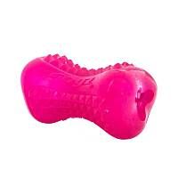 Игрушка для собак ROGZ Yumz M косточка массажная для десен розовая - 115 мм