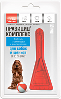 Капли на холку для щенков и собак 10-20 кг Apicenna Празицид Комплекс