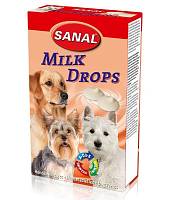 Лакомство для собак SANAL Молочные Дропсы + Витамины A, C, D, E