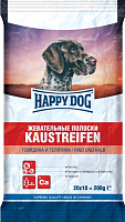 HAPPY DOG "Говядина-телятина" жевательные полоски 