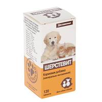 7 собак минерально-витаминный комплекс для собак Шерстевит улучшает состояние кожи и шерсти