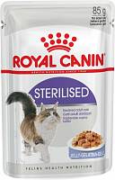 Royal Canin Sterilised Jelly для стерилизованных кошек, кусочки в желе (пауч)