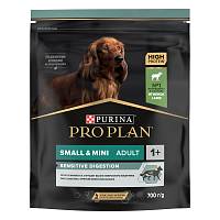 Сухой корм для взрослых собак мелких и карликовых пород Pro Plan с чувствительным пищеварением, с высоким содержанием ягненка